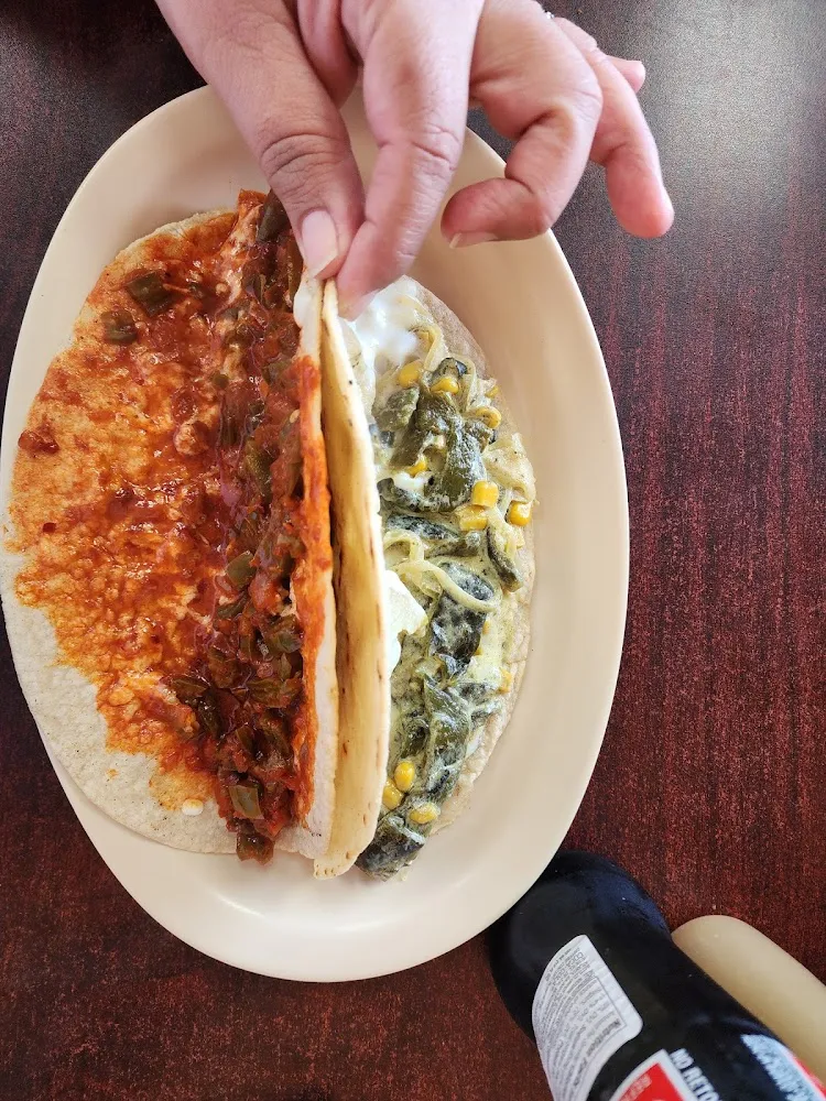 Papa Chorizo and Rajas Poblanas