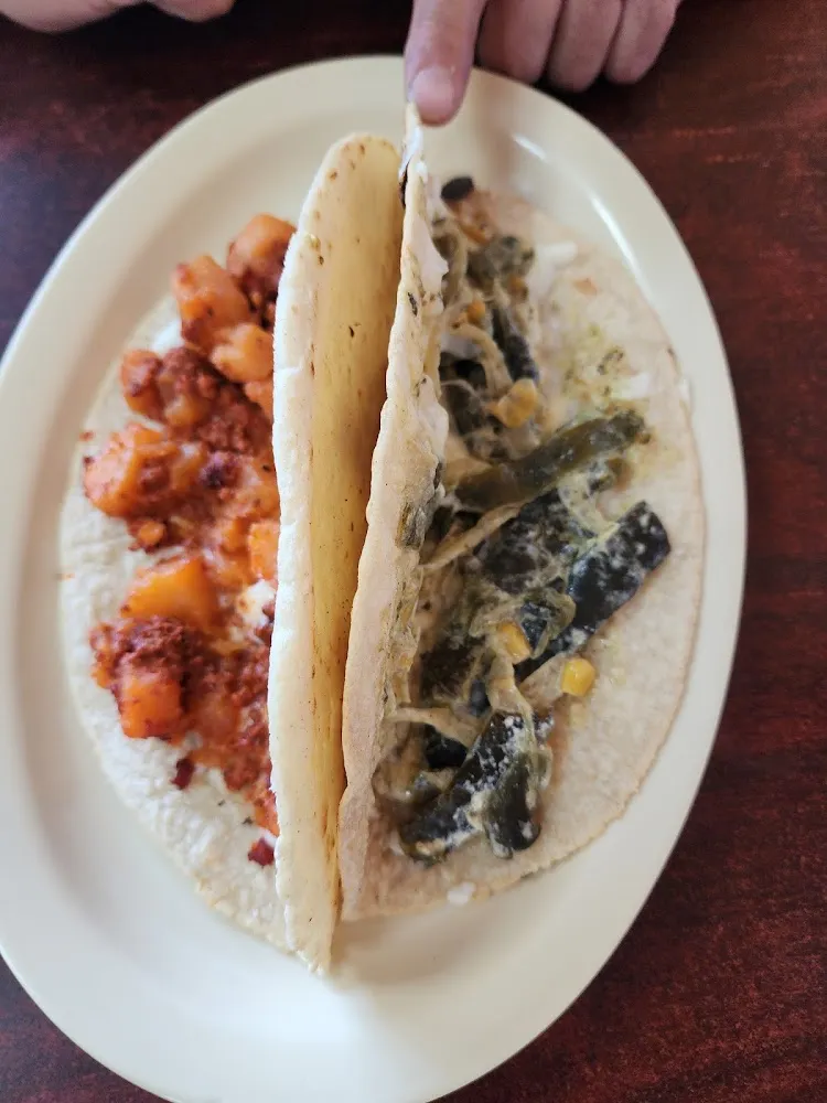 Rajasthan Poblanas and Papa's Chorizo